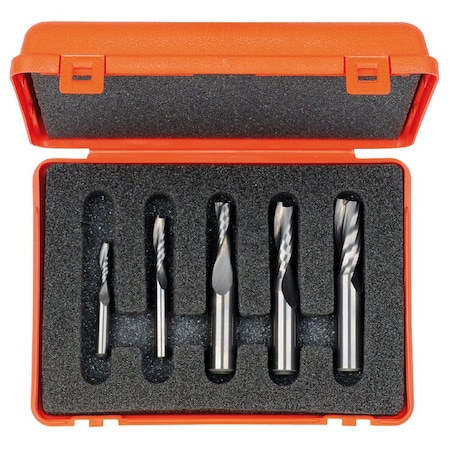 Cmt Orange Tools SOLID CARBIDE 5-PCS DOWNCUT SPIRAL BIT 192.000.02